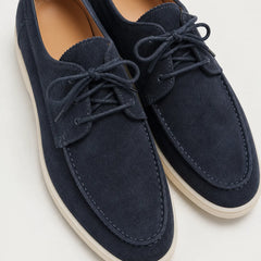 Lace-Up Low-Cut Loafers