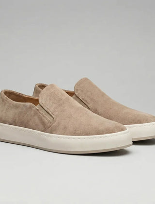 Classic Slip-On Shoes – Beige