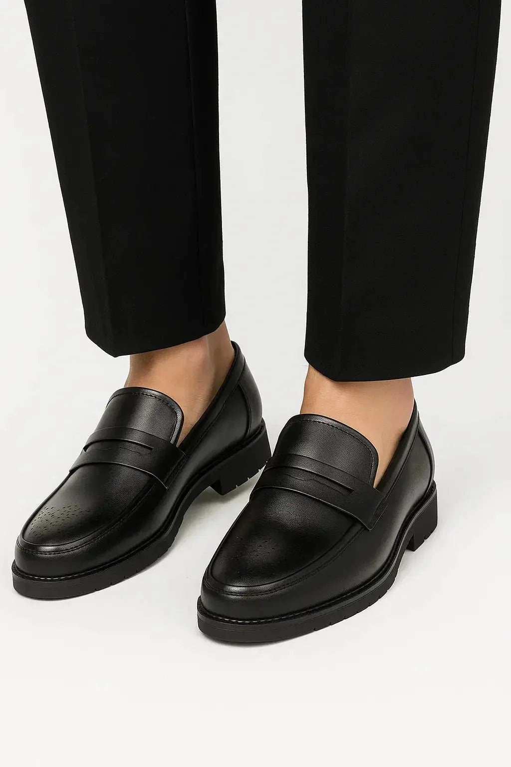 Penny Loafers – Black