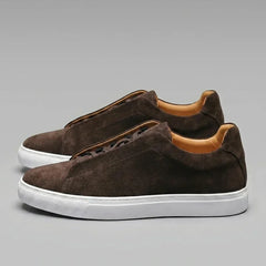 Suede Low-Top Trainers