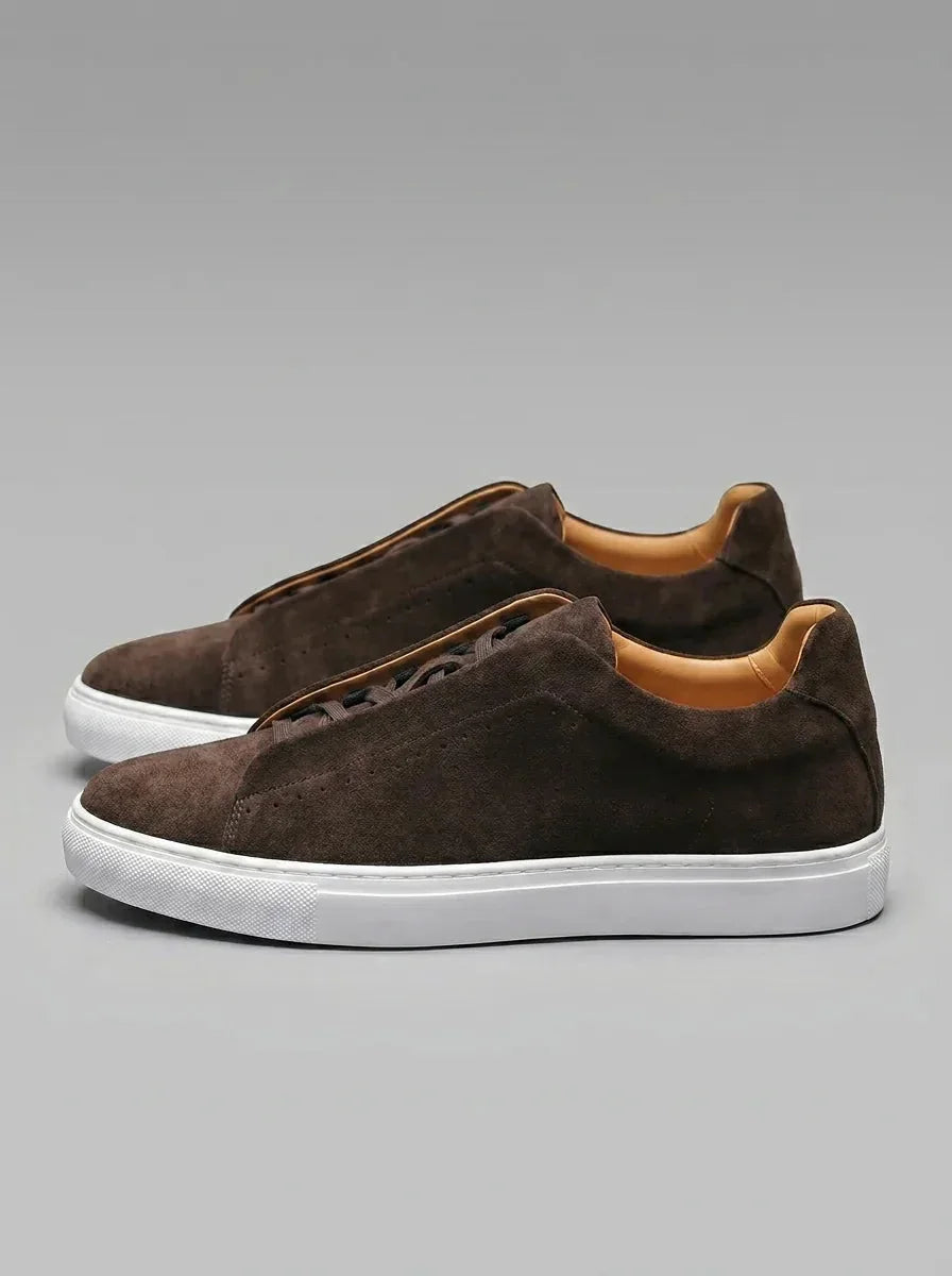 Suede Low-Top Trainers