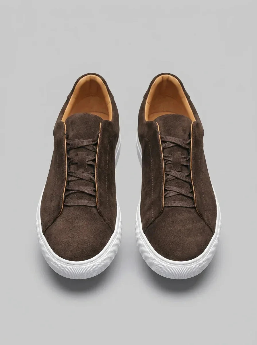 Suede Low-Top Trainers