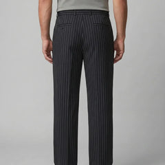 Pinstripe Wide Leg Trousers