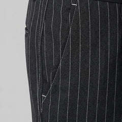 Pinstripe Wide Leg Trousers